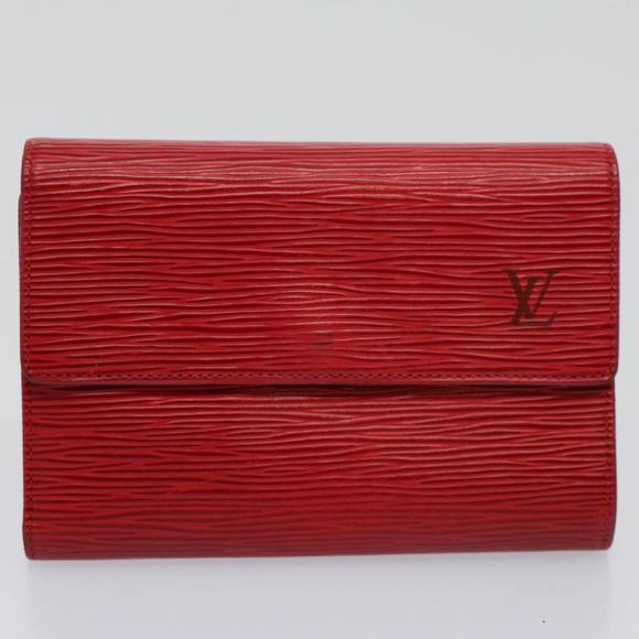 LOUIS VUITTON Vernis Epi Day Planner Cover Wallet 9Set Bronze Gris Auth ki3638 - Picture 7 of 16